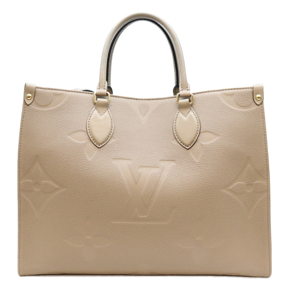 LOUIS VUITTON M45607 Empreinte Tourtrell OnTheGo MM Handbag, Beige, Gold Hard...